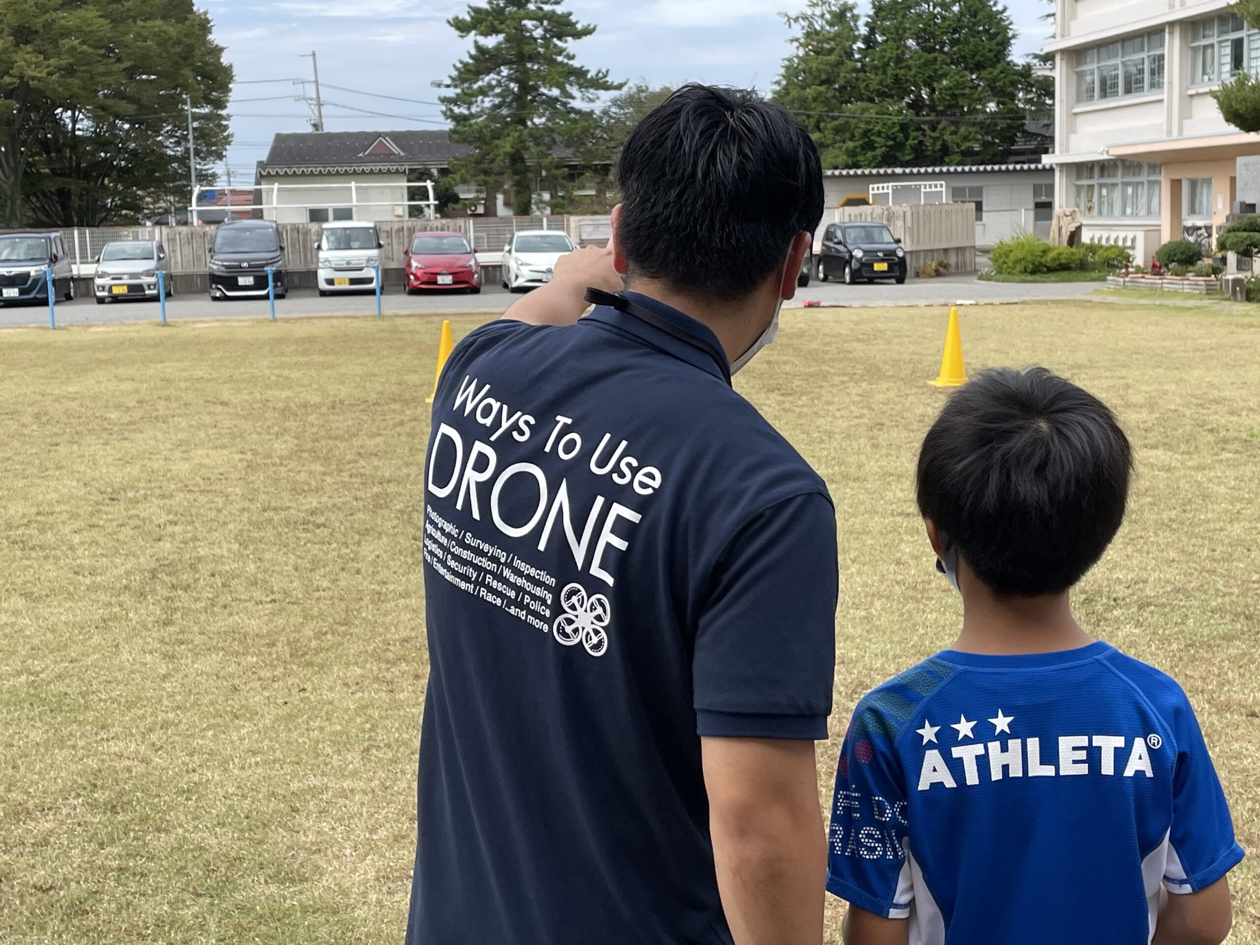 10月16日　串校下土曜学習ドローン体験会